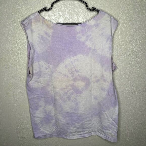 Vintage Tie Dye Single Stitch Bootleg Blues Brothers Cut Off Shirt Large - Picture 4 of 5